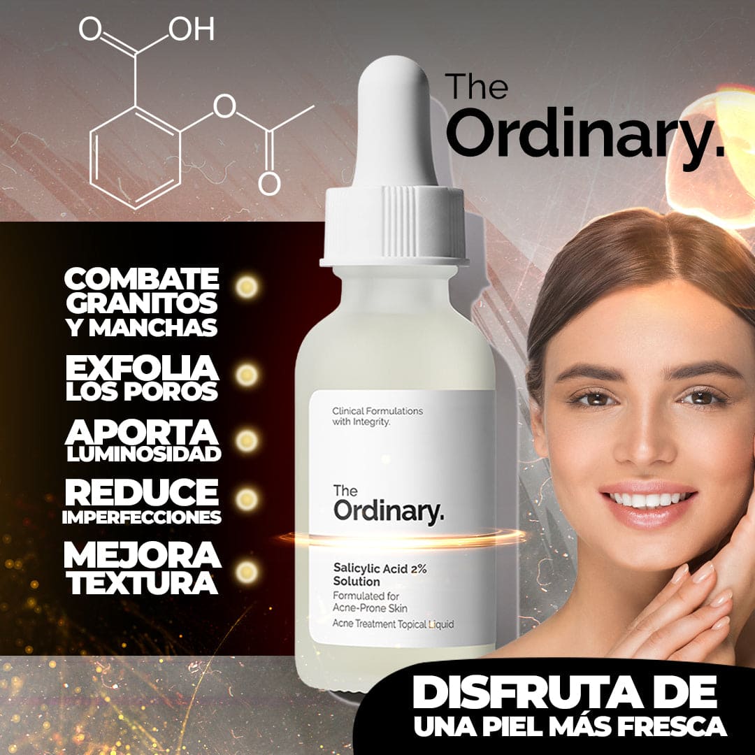 The Ordinary Niacinamide 10% + Zinc 1% y Ácido Salicílico 2% | (60ml)