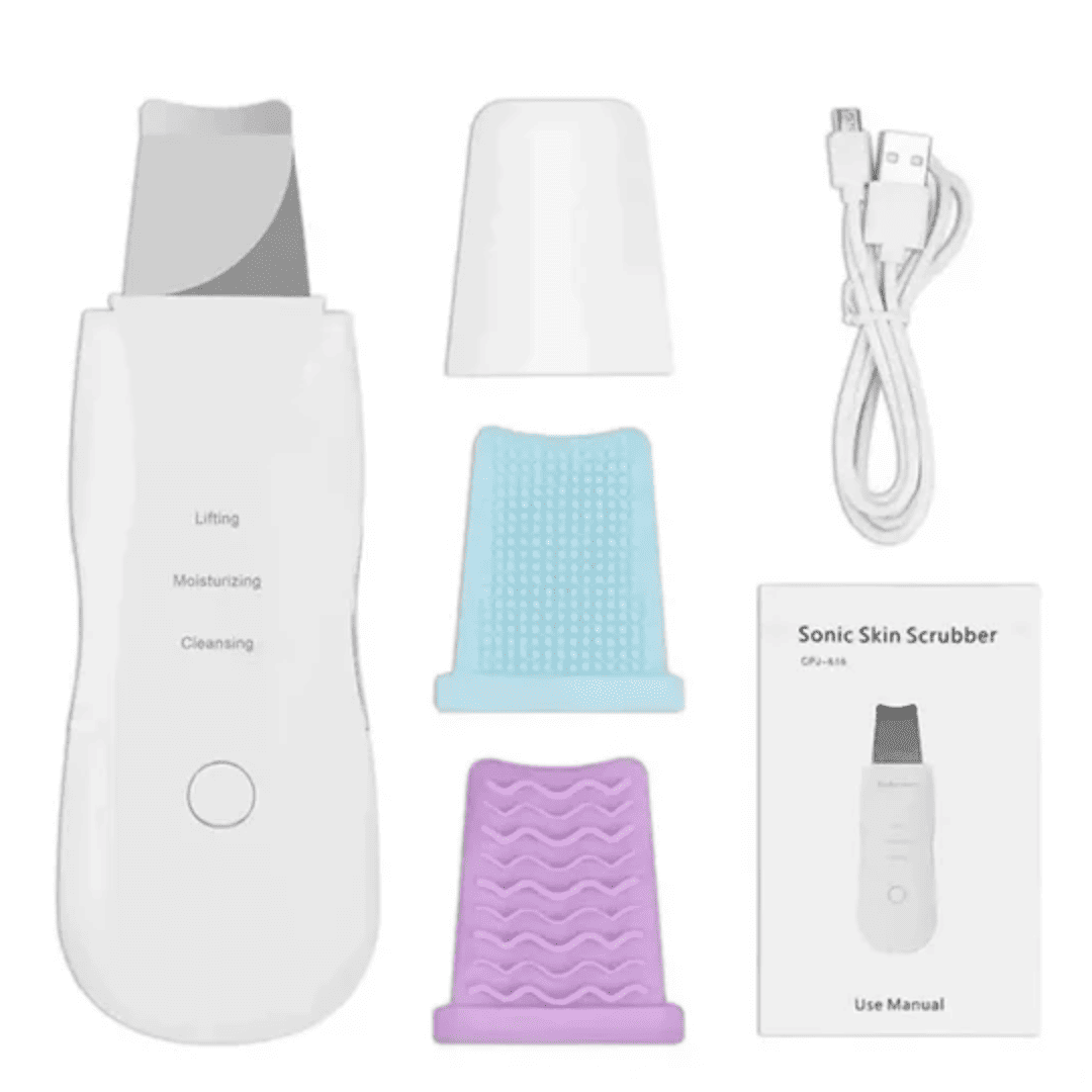 UltraDerma® / Dispositivo Ultrasónico + KIT Extractor de espinilla de acero inoxidable 🎁