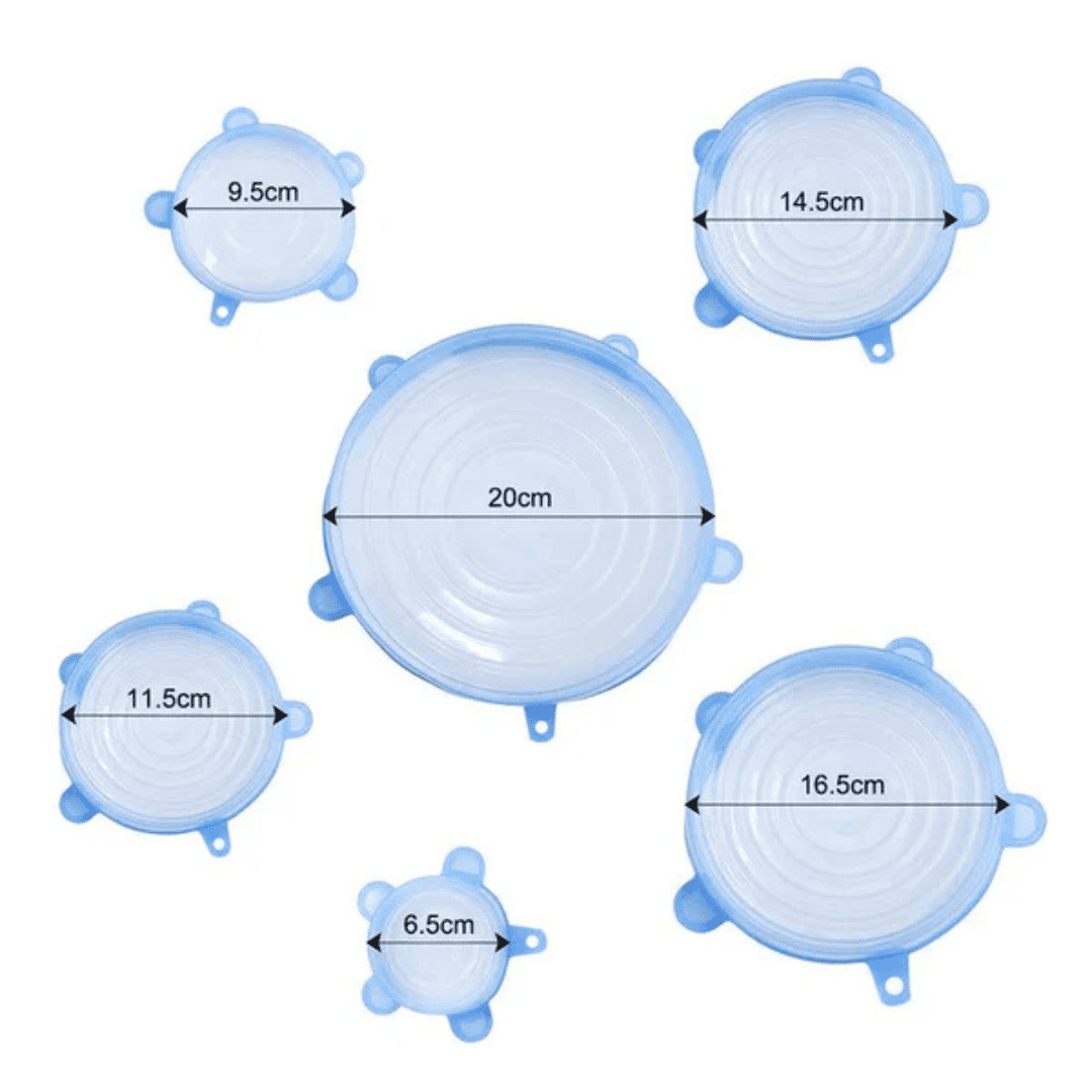 SealFlex® Set: Tapas de Silicona Reutilizables 2X1