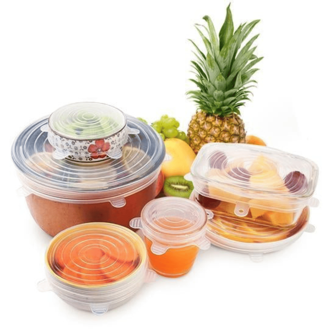 SealFlex® Set: Tapas de Silicona Reutilizables 2X1