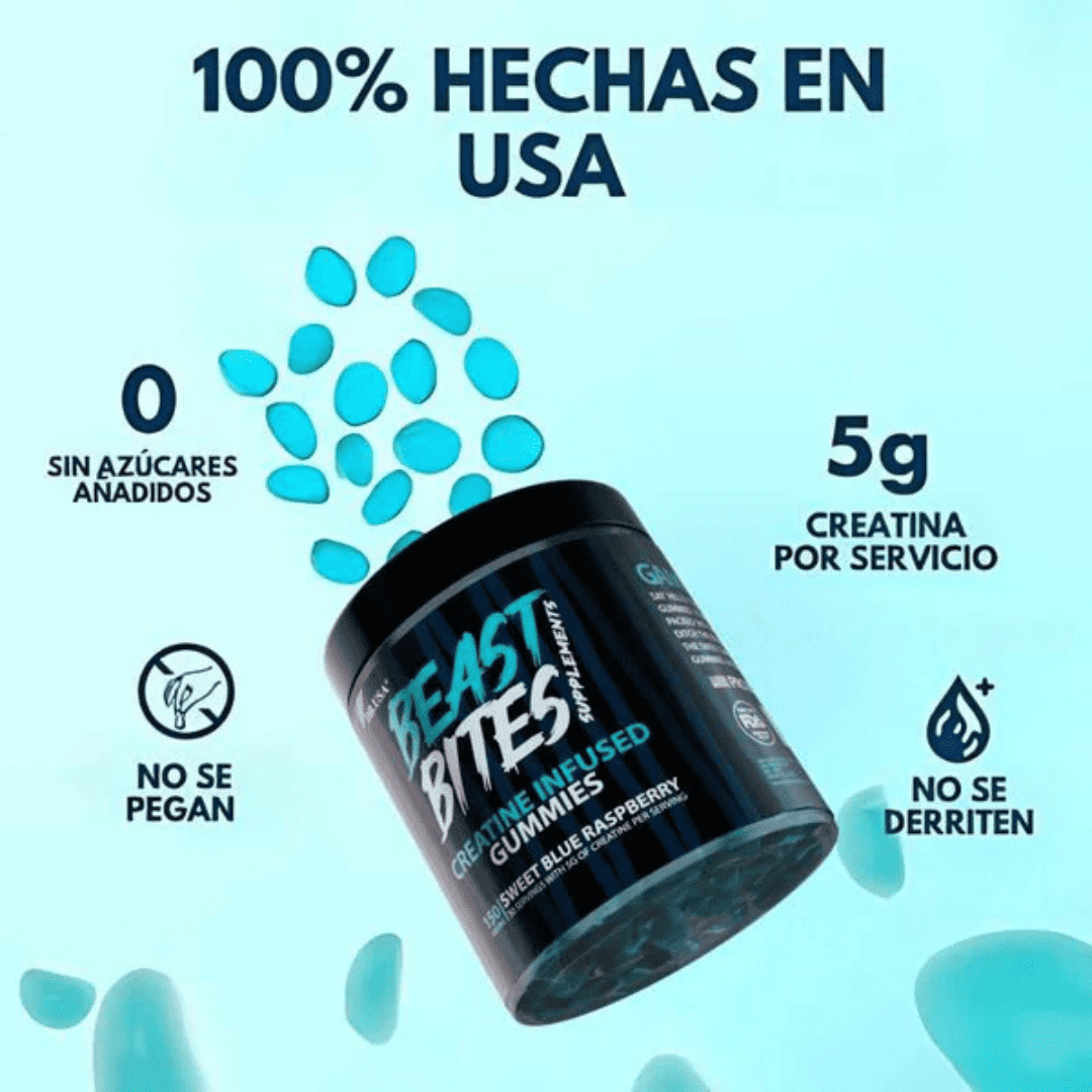 Beast Bites™ Original _ Gomitas de Creatina Monohidratada 5gr