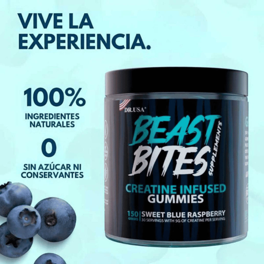 Beast Bites™ Original _ Gomitas de Creatina Monohidratada 5gr