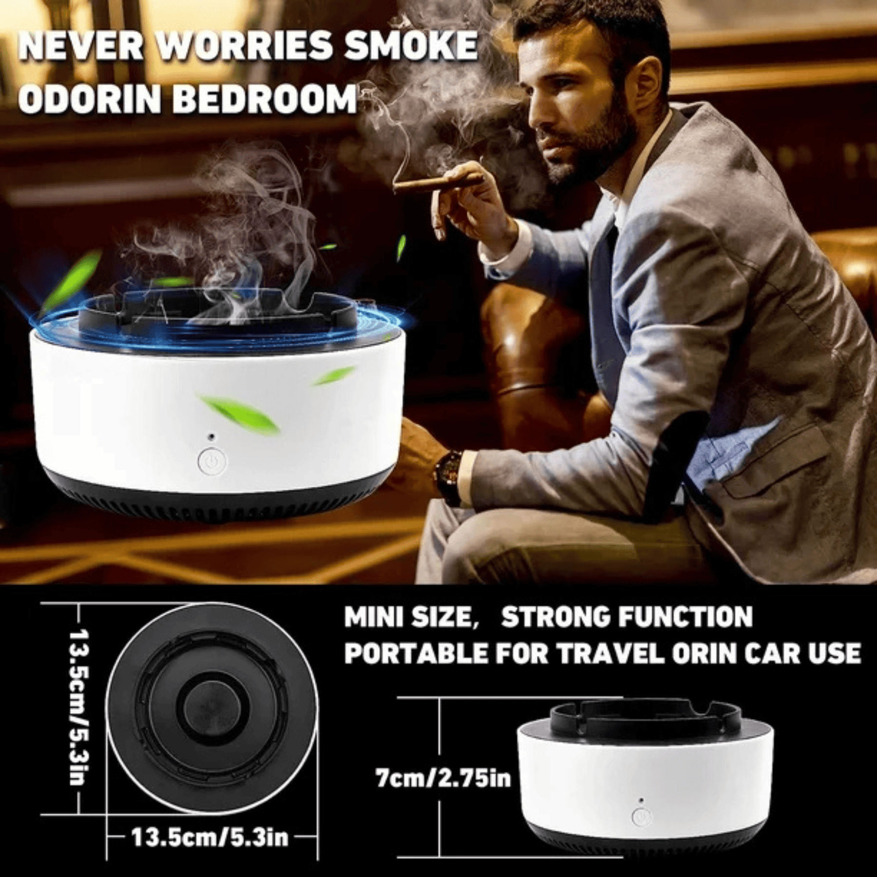 Cenicero Smart Absorbe-Humo