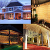 CORTINA LED LUZ AMBAR 3 X 3 METROS