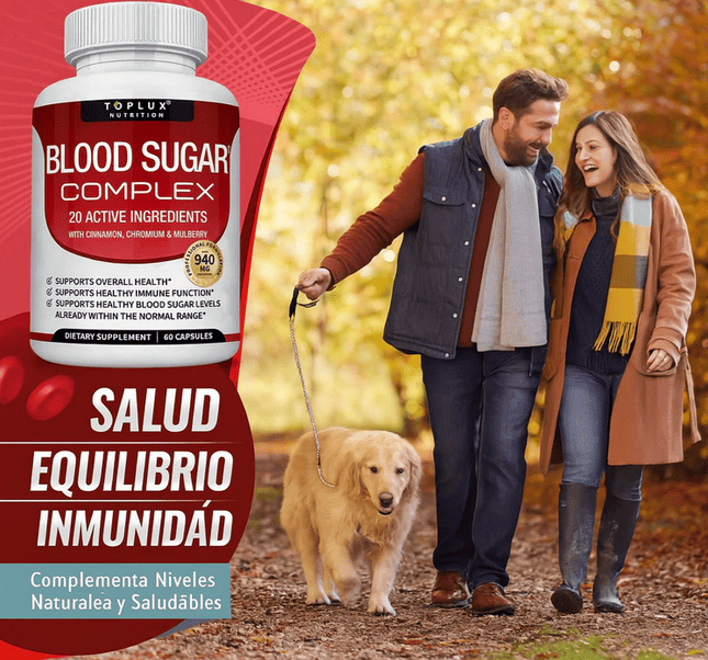BLOOD SUGAR COMPLEX ™ | CONTROL GLUCÉMICO NATURAL 60 cápsulas