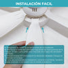 Ventilador de 6 Aspas con Foco Led + Control Remoto
