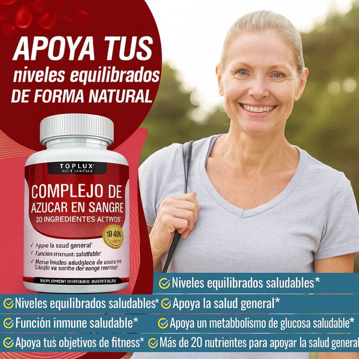 BLOOD SUGAR COMPLEX ™ | CONTROL GLUCÉMICO NATURAL 60 cápsulas
