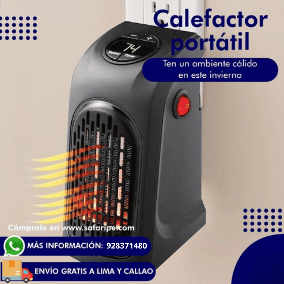 CALEFACTOR ELECTRICO PORTATIL 400W🔥