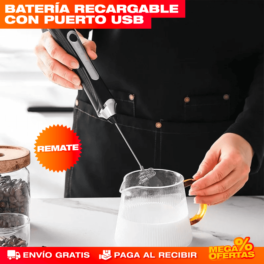 ESPUMADOR DE LECHE 3 EN 1 CON BASE