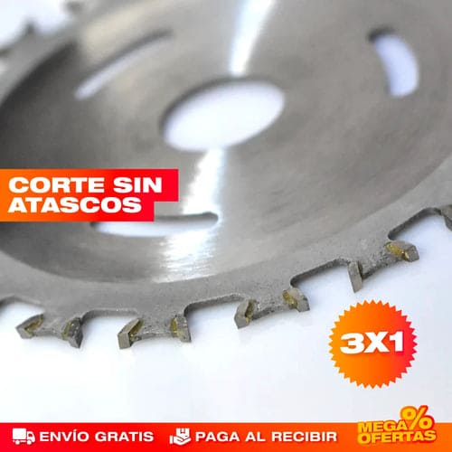 PROMO 3X1 DISCO POWER SIERRA DOBLA CARA