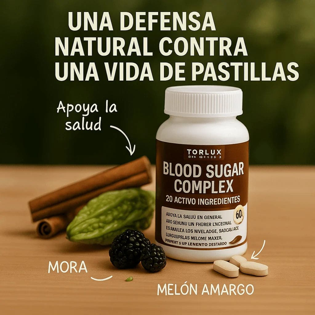 BLOOD SUGAR COMPLEX ™ | CONTROL GLUCÉMICO NATURAL 60 cápsulas